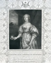 Elizabeth Cavendish, Gräfin von Devonshire, Mitte des 17. Jahrhunderts